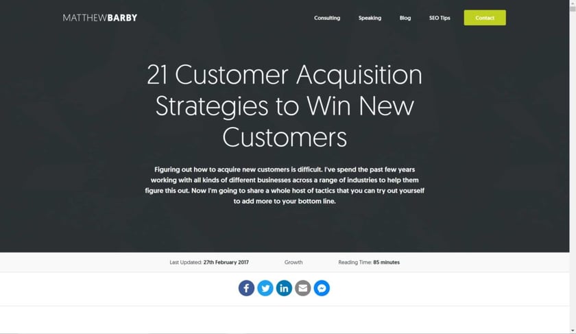 Customer Acquisition Strategies