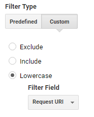 Force to Lowercase in Google Analytics