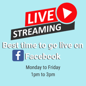 best time to go live on facebook