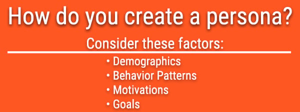 persona creation factors