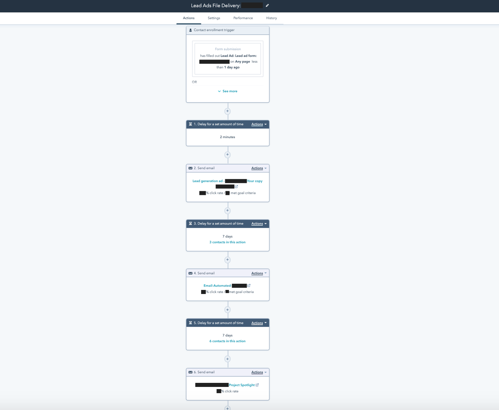 Automated Email Workflow in HubSpot