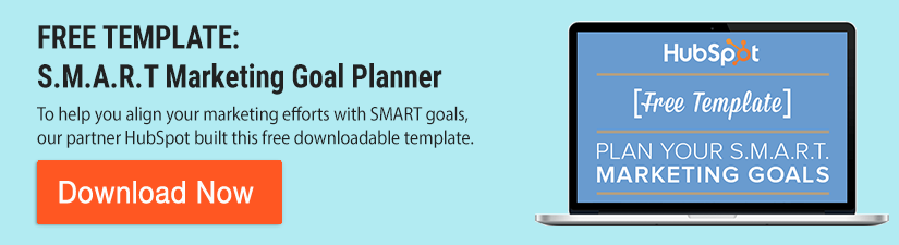 Download SMART Marketing Goals Template