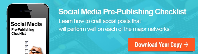 Social Media Pre-Publishing Checklist CTA